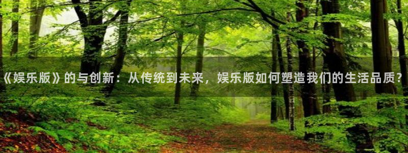 500网混合过关：《娱乐版》的与创新：从传统到未来，娱乐版如何塑造我们的生活品质？